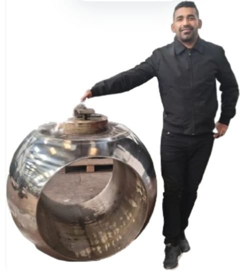 Cromado de esfera de válvula sector petrolero